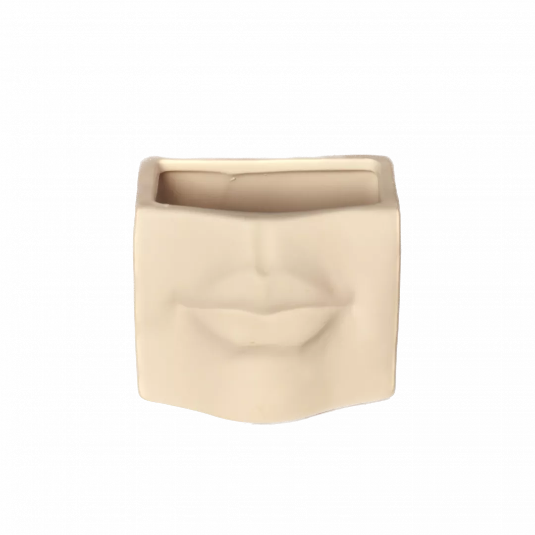 RETRO LIPS Ceramic Vase