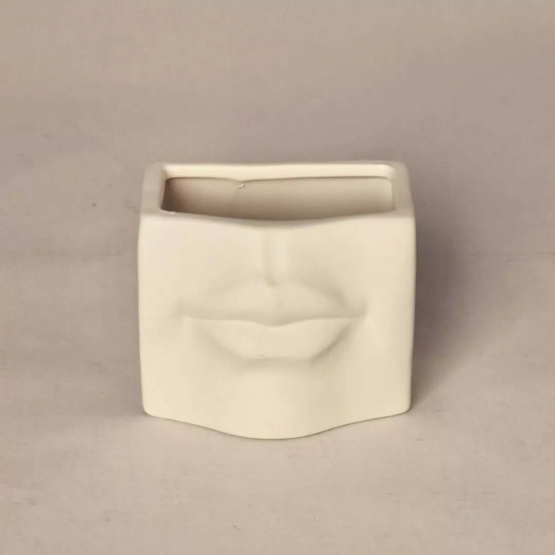 RETRO LIPS Ceramic Vase - Image 2