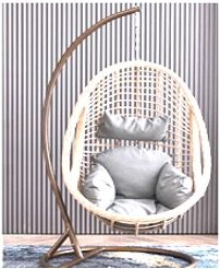 Penelope Basket Swing - Ivory - Home Land Furnishings