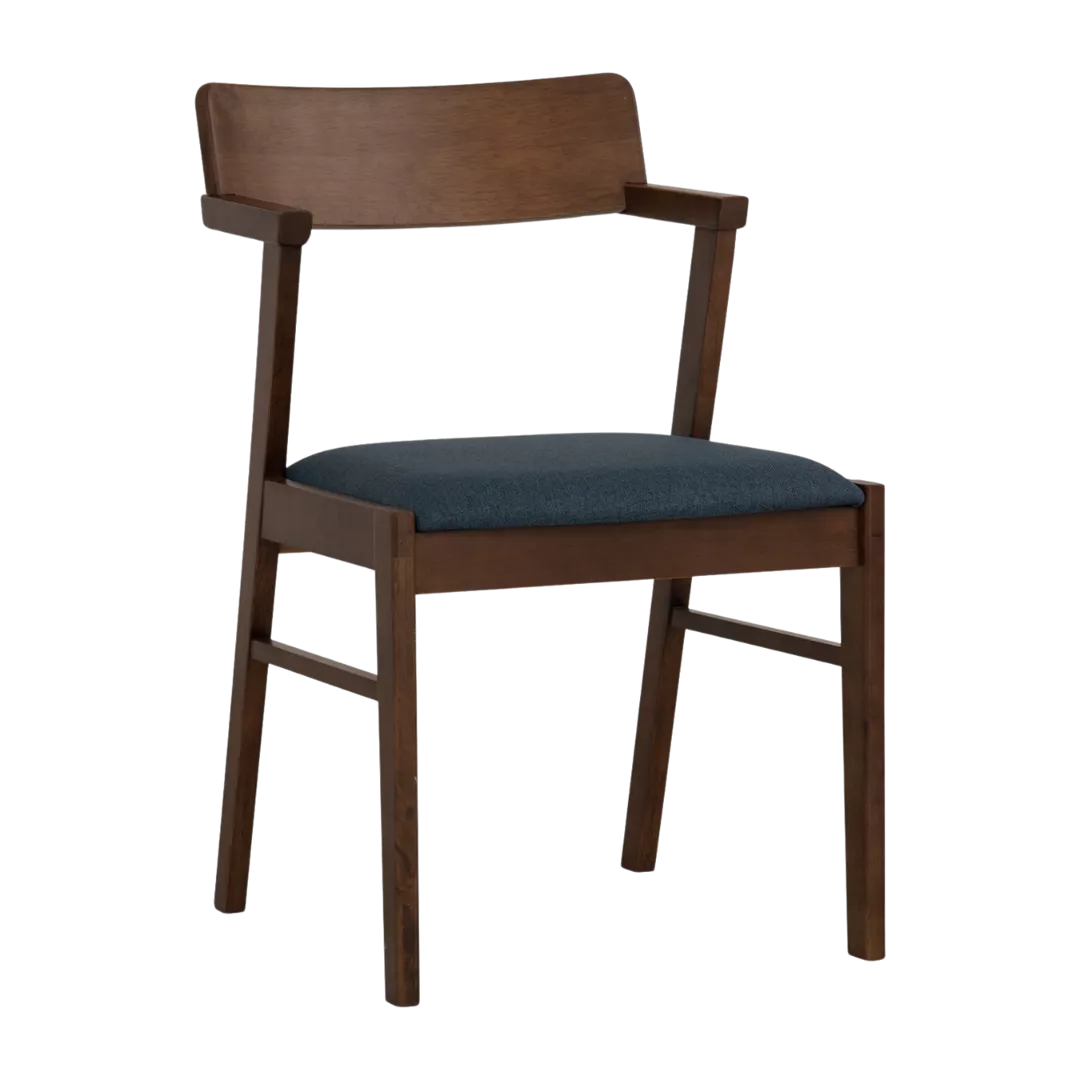 Star Gaze oak & fabric dining chair