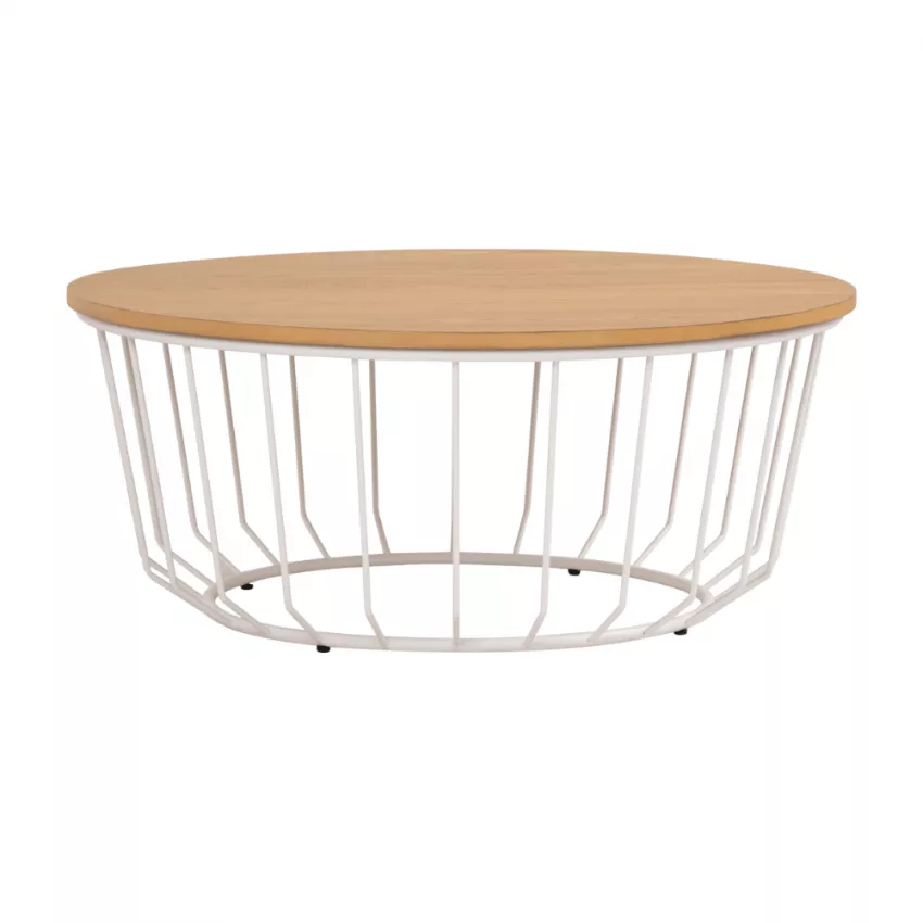 Galaxy metal & wood coffee table