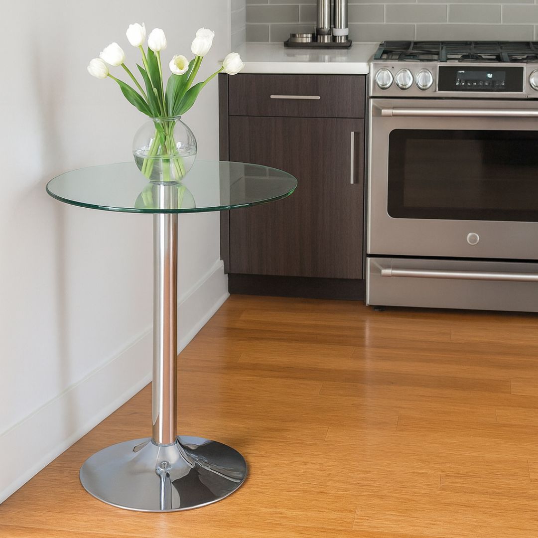 Eden metal bar table