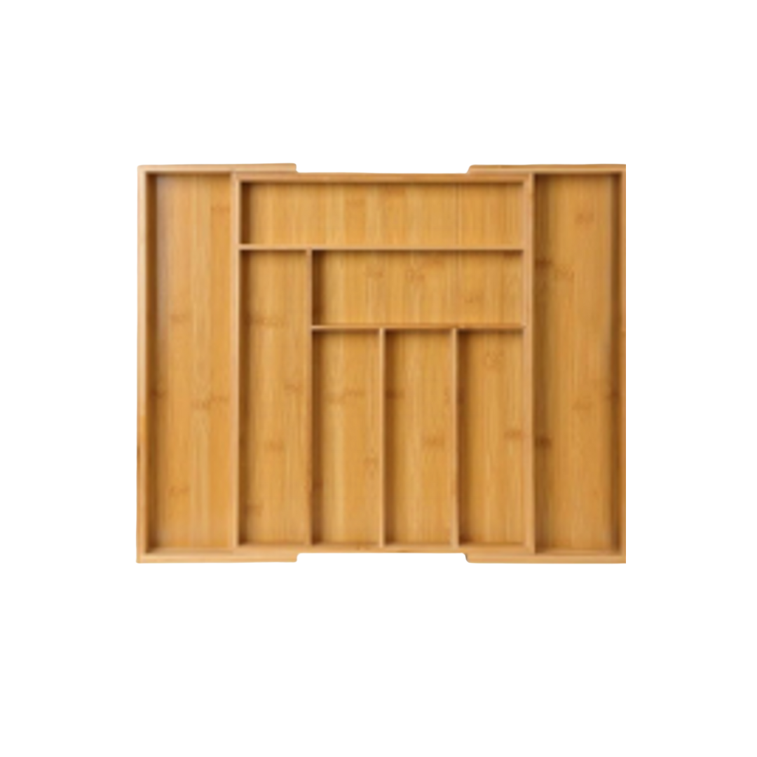 Bamboo Cutlery Organizer