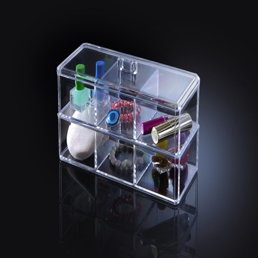 6 part cosmetic organizer