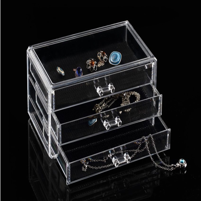 3 Draw jewelry organizer