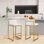 Gold Leg/White Padding