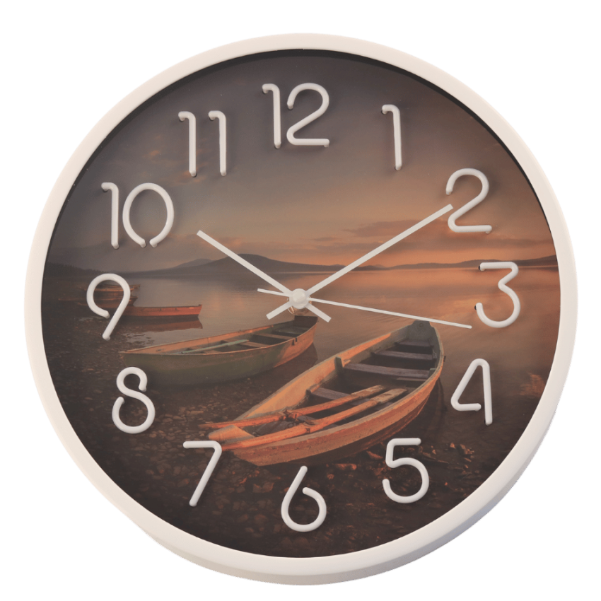 Pirogue 30cm wall clock