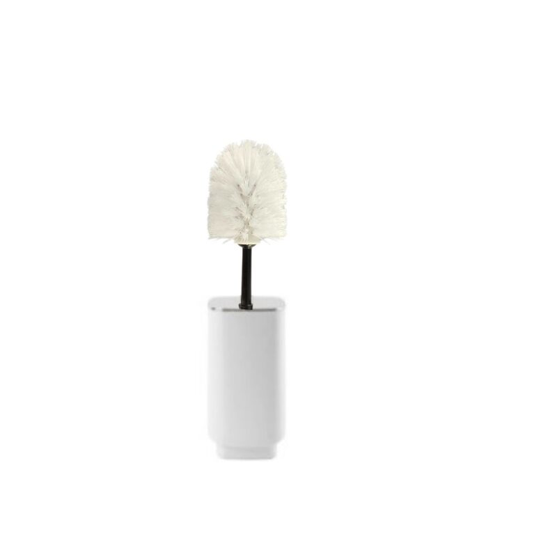 White 36cm toilet brush