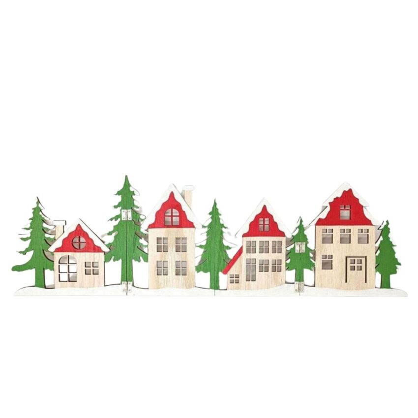XMAS 60X21CM Christmas Village