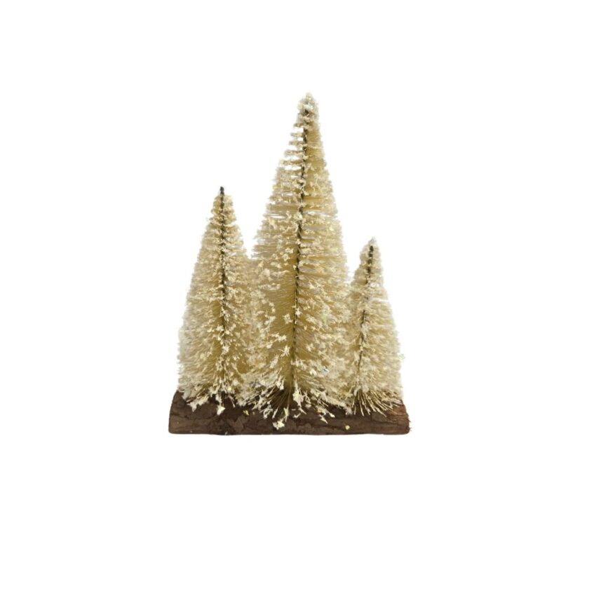 XMAS Triple Trees-YELLOW