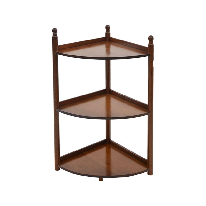 Antique 34x34x75cm corner display rack