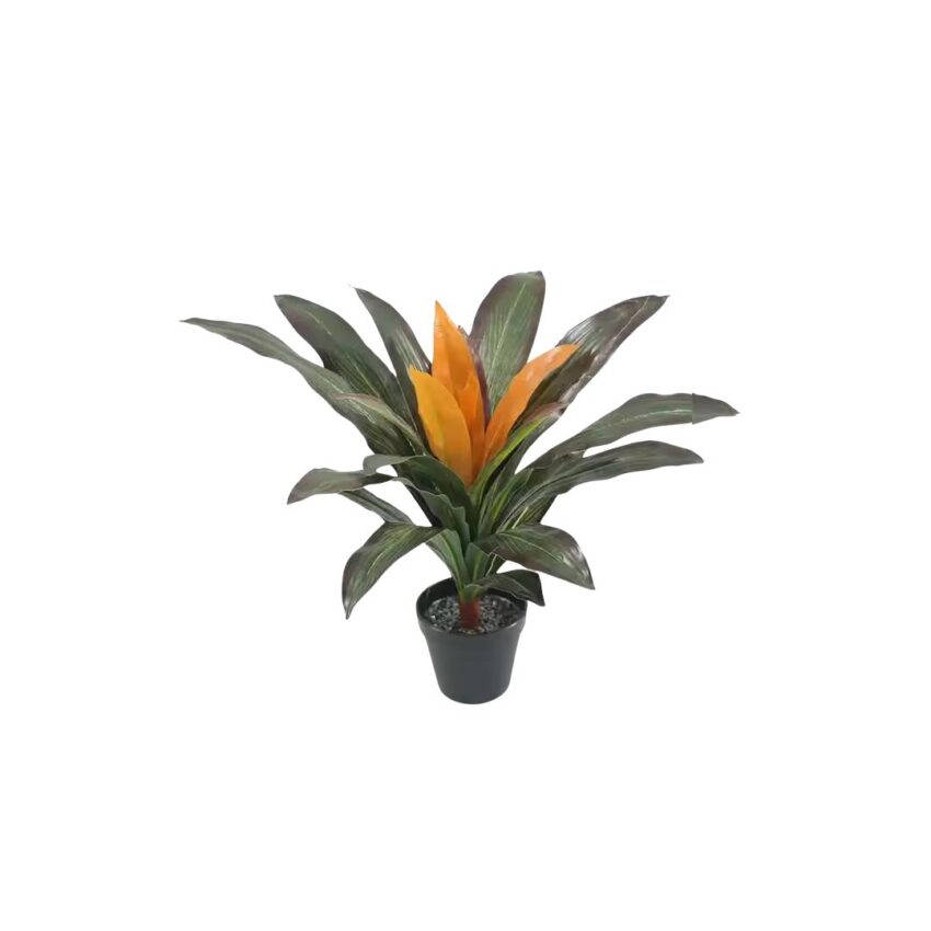 Artificial plastic tree with décor