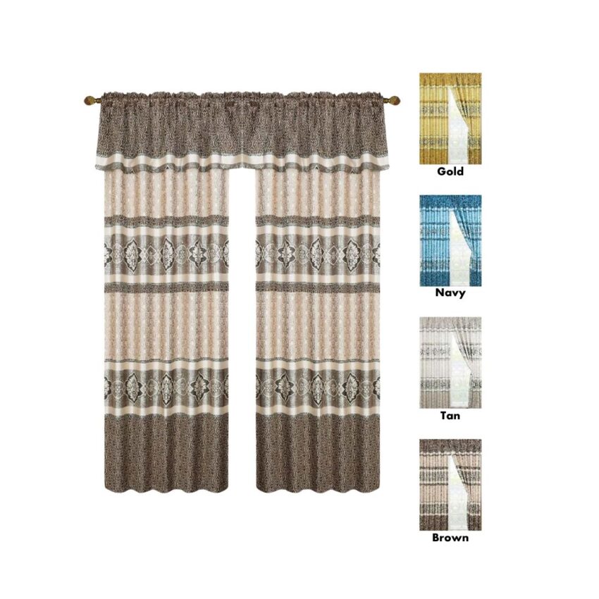 PANEL - EZRA JACQ. VALANCE 2pcs/PKG