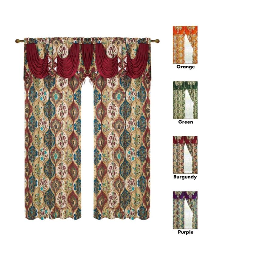 PANEL-MEGAN B/OUT W/VALANCE 2pcs/PKG
