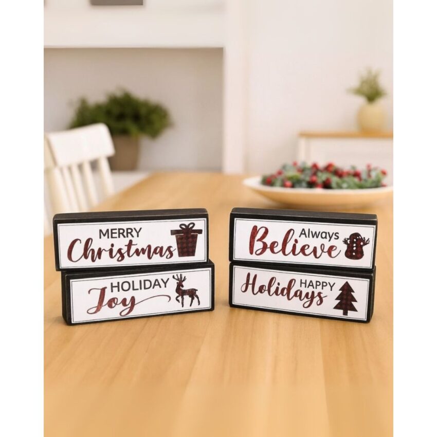 XMAS 20cm Christmas Sign Board