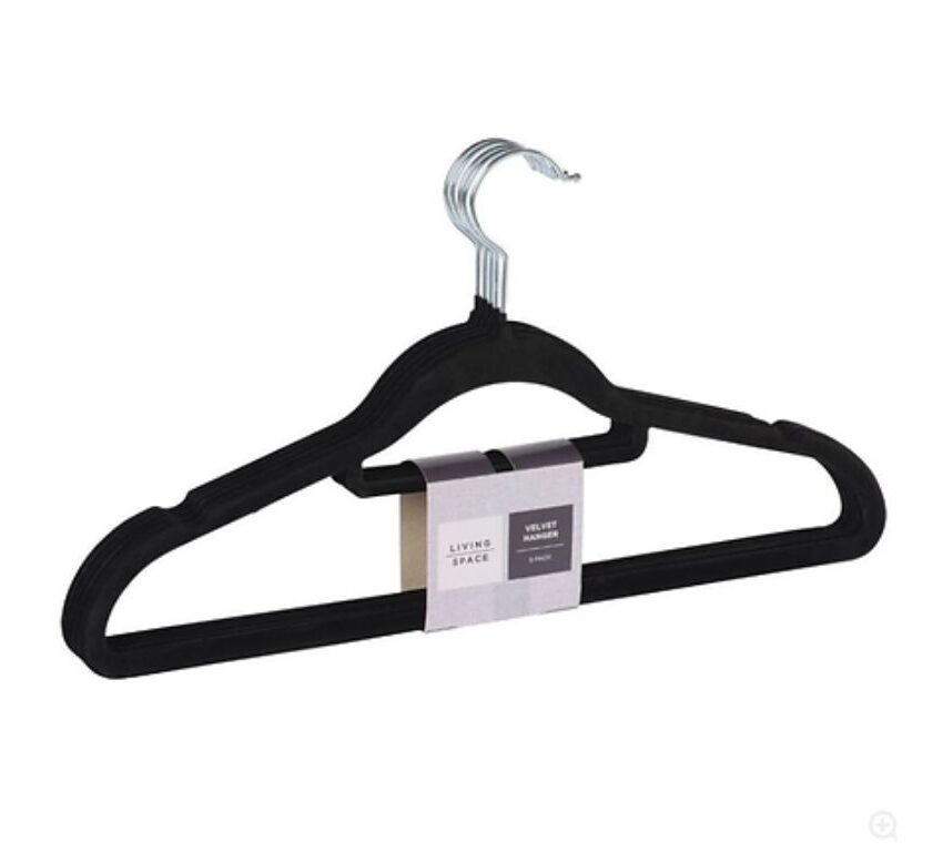 5pc velvet 41cm clothes hangers