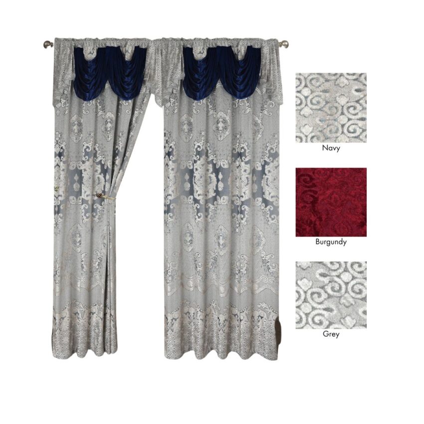 PANEL- LISA JACQ VALANCE 2pc/pkg