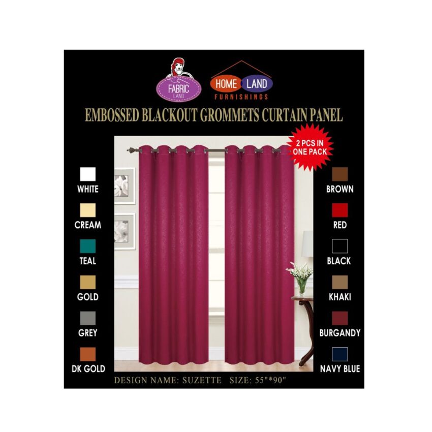 PANEL - SUZETTE HEAVY DRAPERY 2pcs / PKG