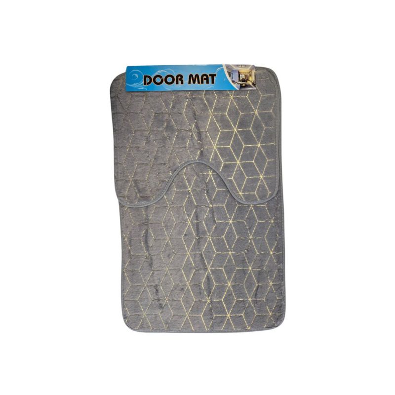 Diamond Print 2pc Bathroom Mat Set - Image 6