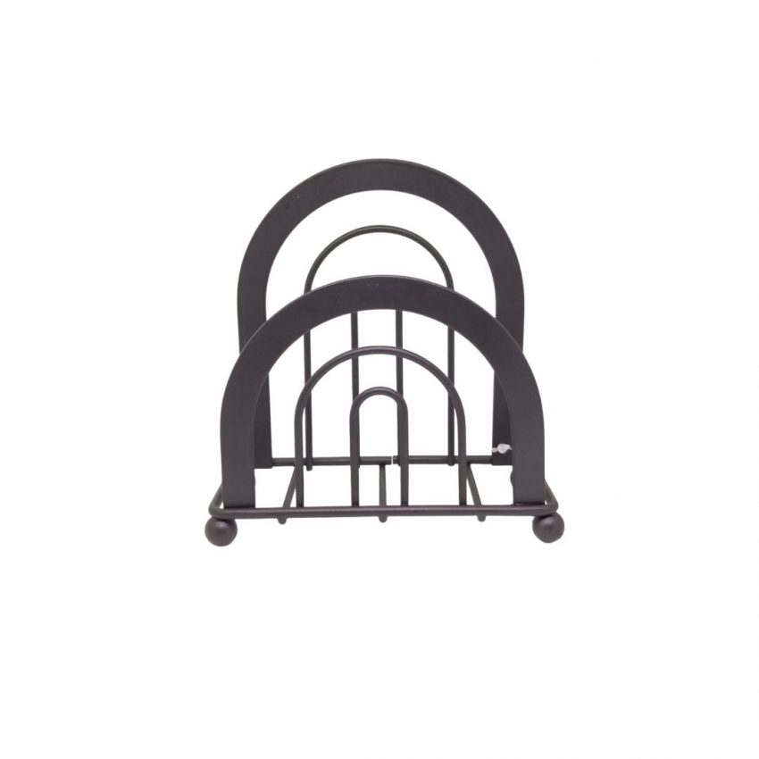 Iron Tissue Holder-13.5x14cm, Black