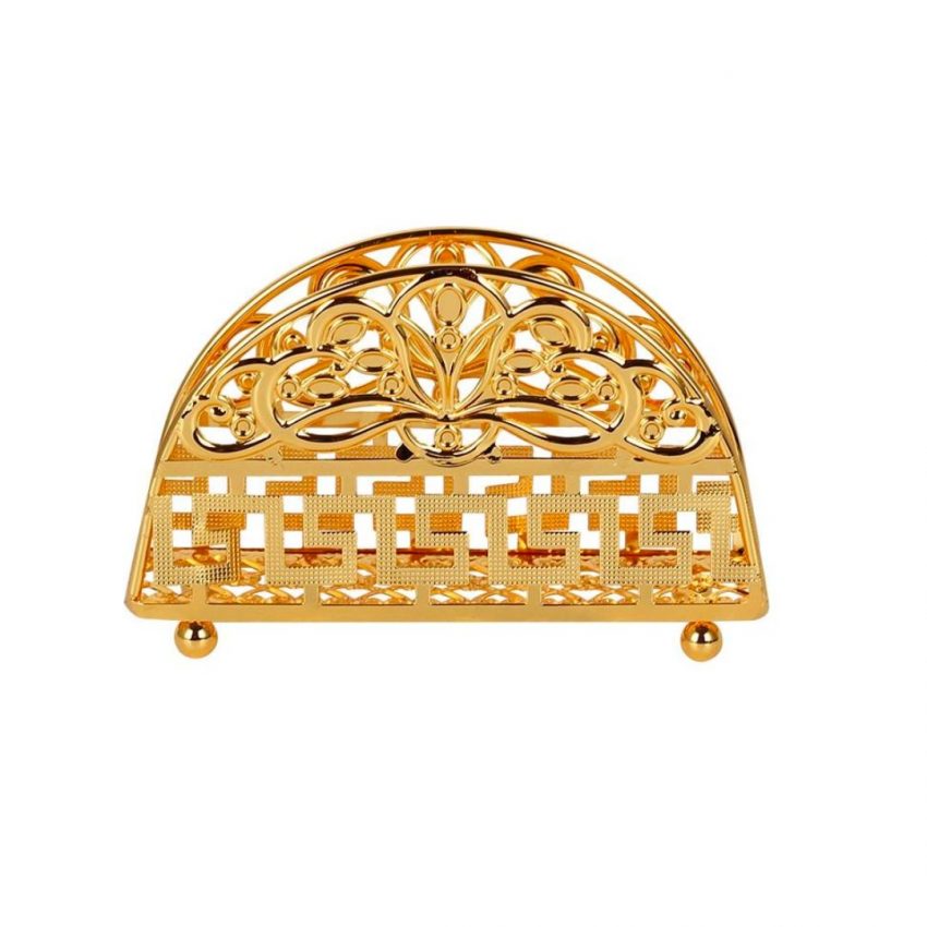 Gold Lace metal napkin holder