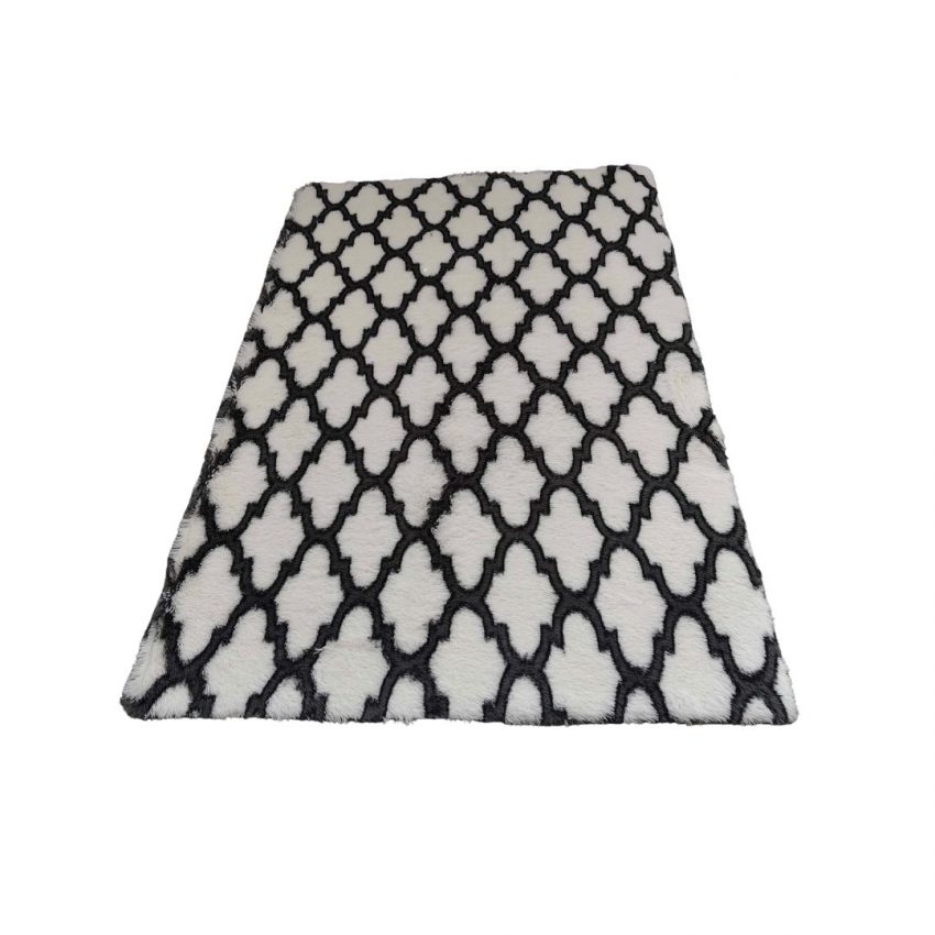 Fluffy hallway mat- WHT