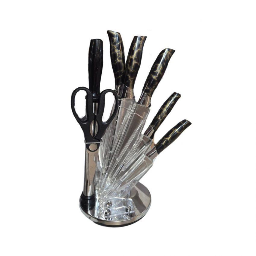 Onyx 7pc Stainless Steel Knife Set