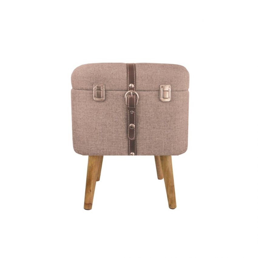 30x15IN POLYESTER STORAGE OTTOMAN