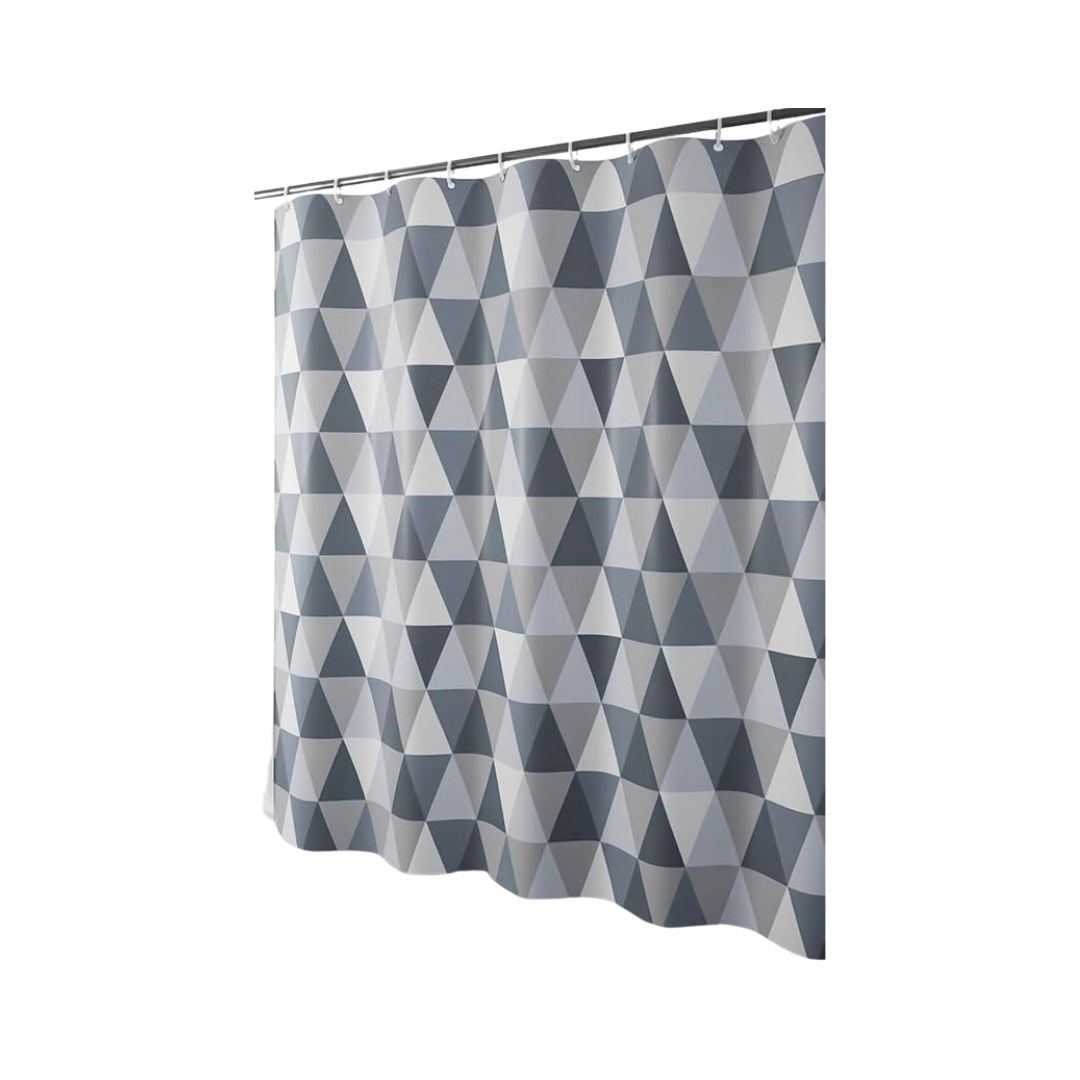 Zone Denmark Lux Tenda Doccia In Poliestere, Grigio - Eleganza Scandinava Per Il Tuo Bagno