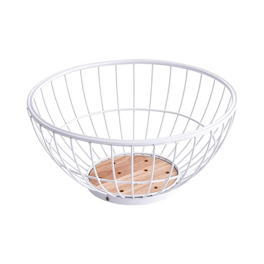 METAL 25CM WIRE FRUIT BASKET