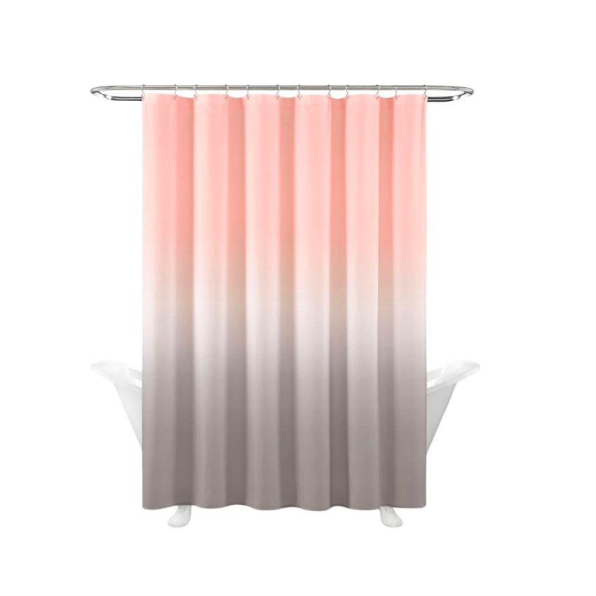 OMBRE PINK 180X180CM SHOWER CURTAIN