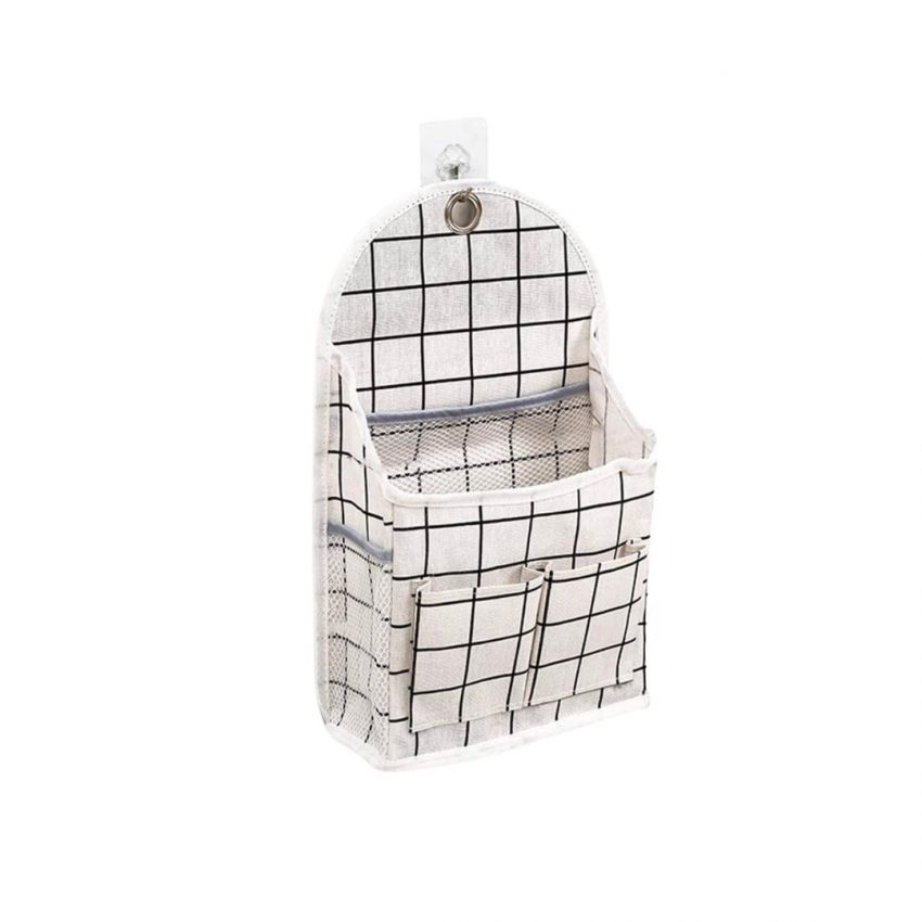 ORGANIZER 23X40CM POLY BAG-WHT