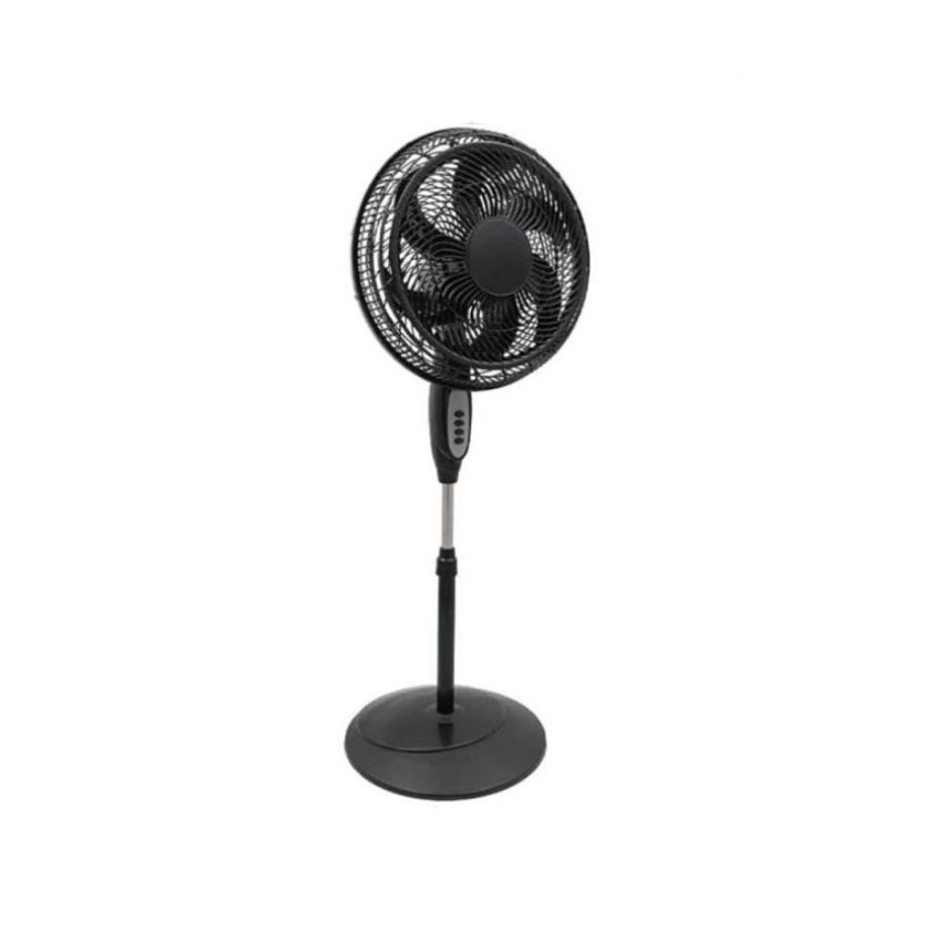 WHIRLWIND BLACK 18" PEDESTAL FAN 6 BLADE