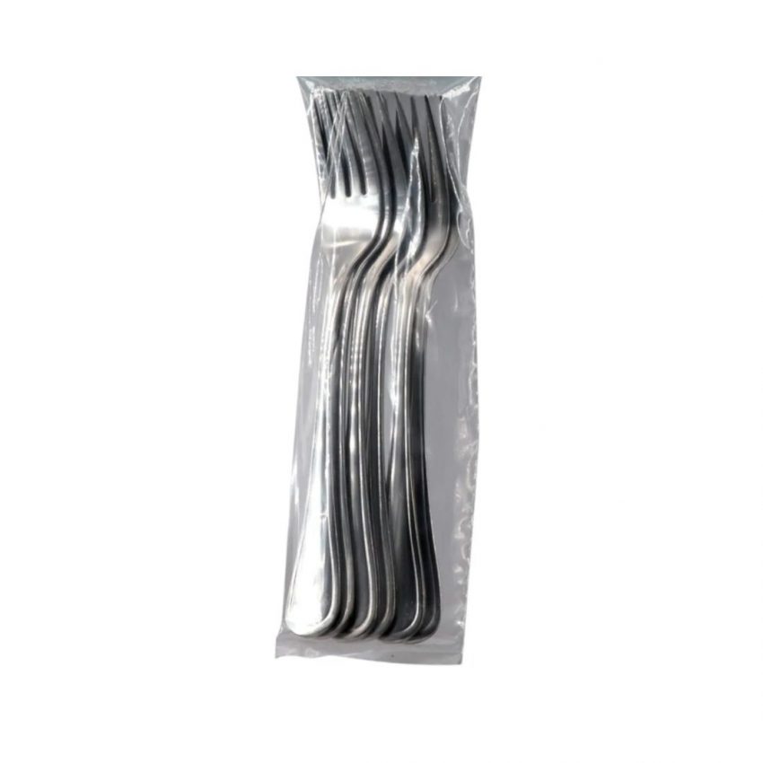 SS 6pc forks 20cm blister pk