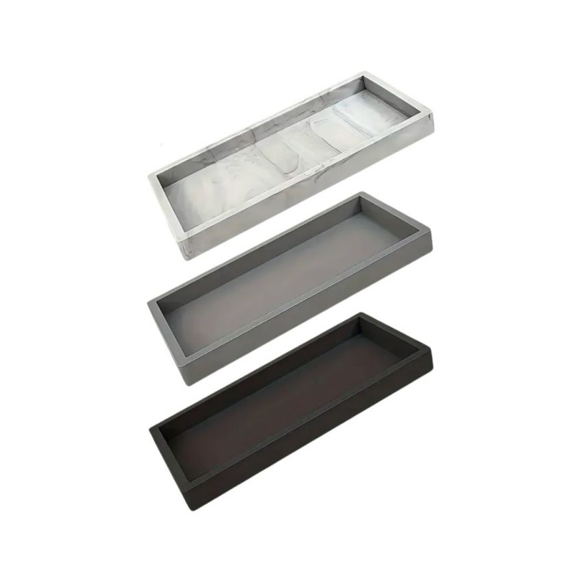 Marble Silicone Storage Tray