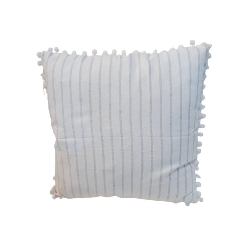 Stripe tassel cushion cover