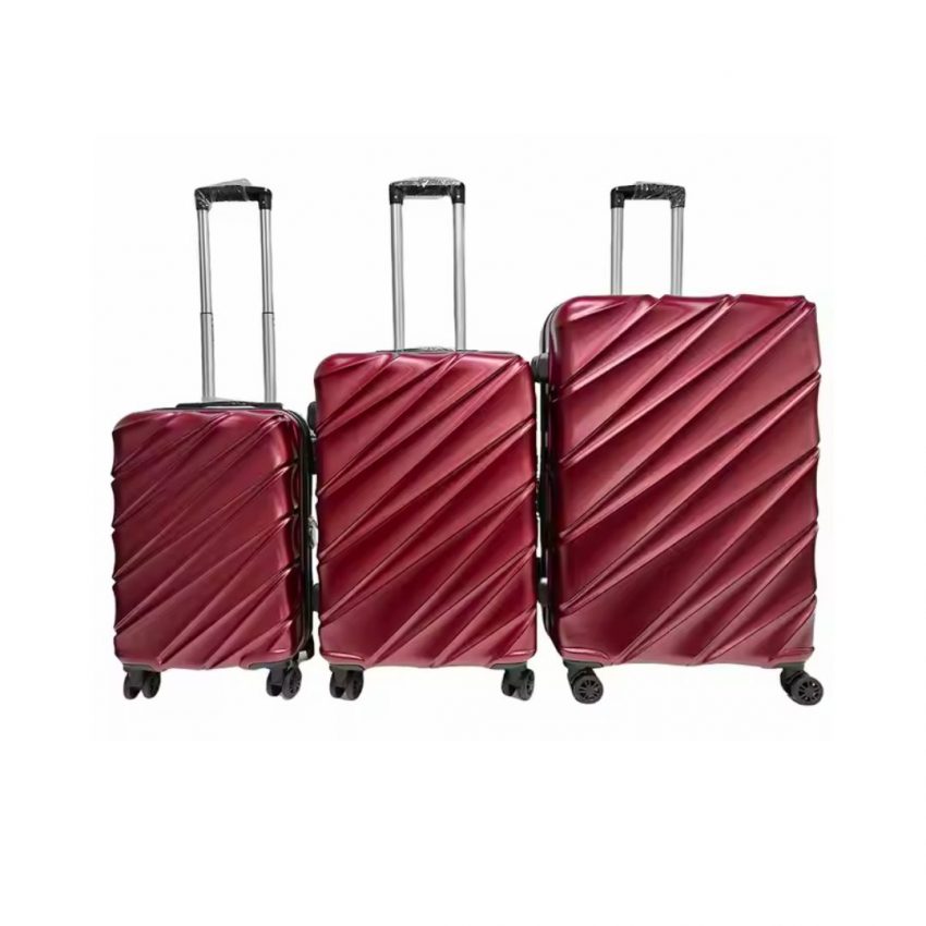Luna Hardshell Luggage - Red