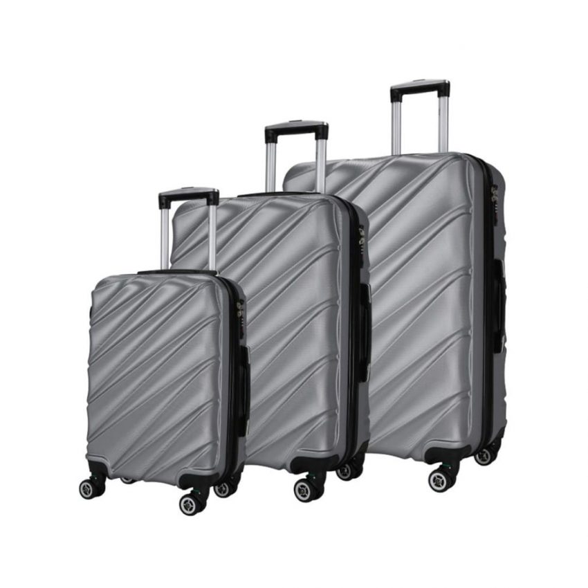 Luna Hardshell Luggage - Silver