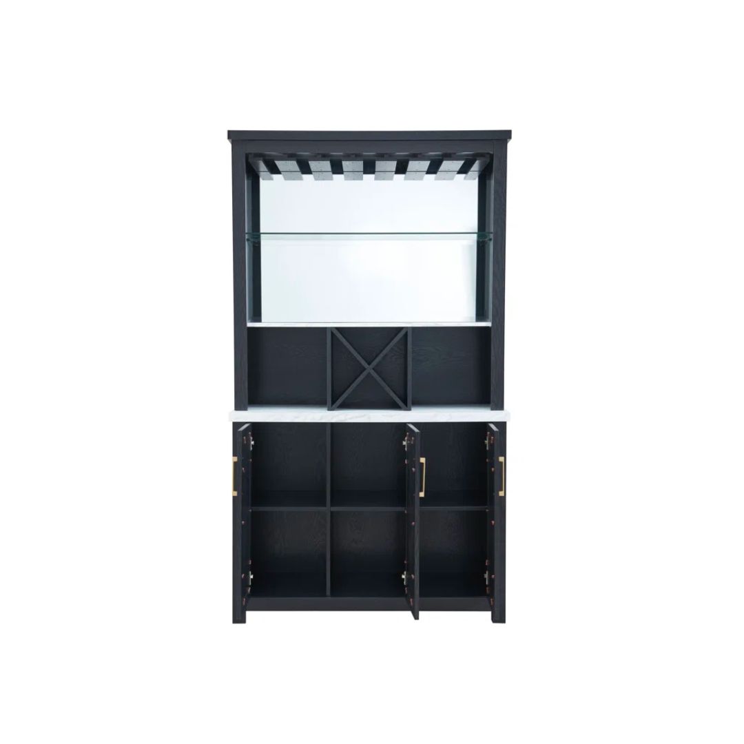 Hampton Wine Bar Unit - Black - Image 2