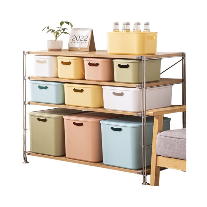 Plastic Storage Bins w Cover -35x30cm