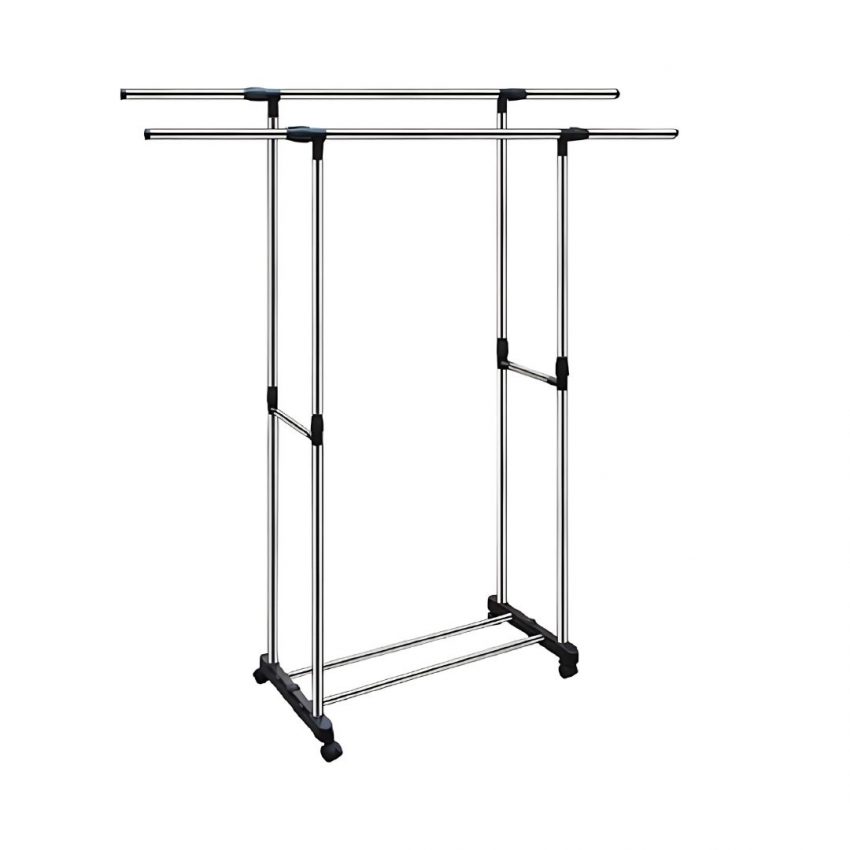 Iron 5ft double pole rack