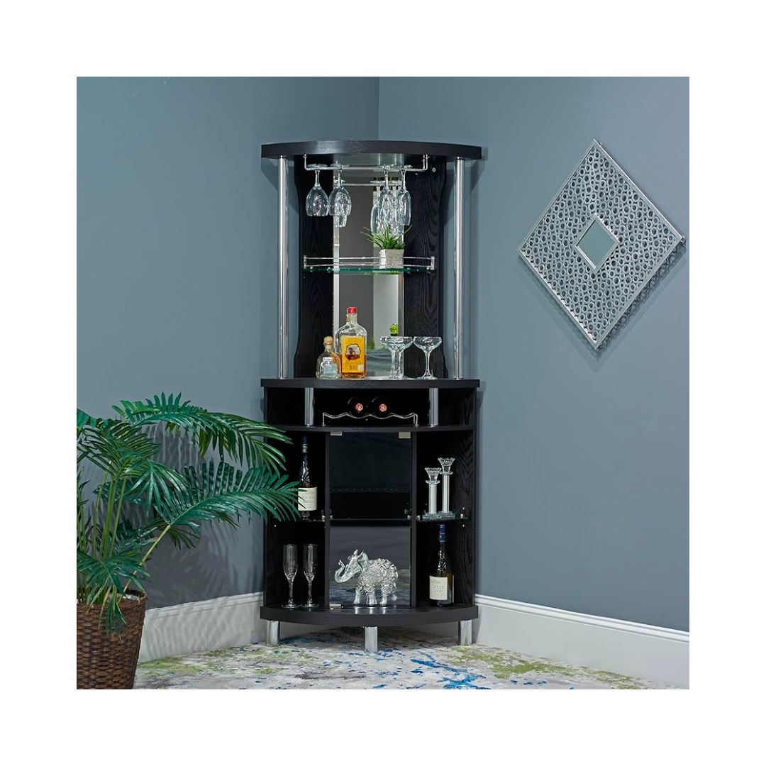 Maiko Corner Bar Unit - Black