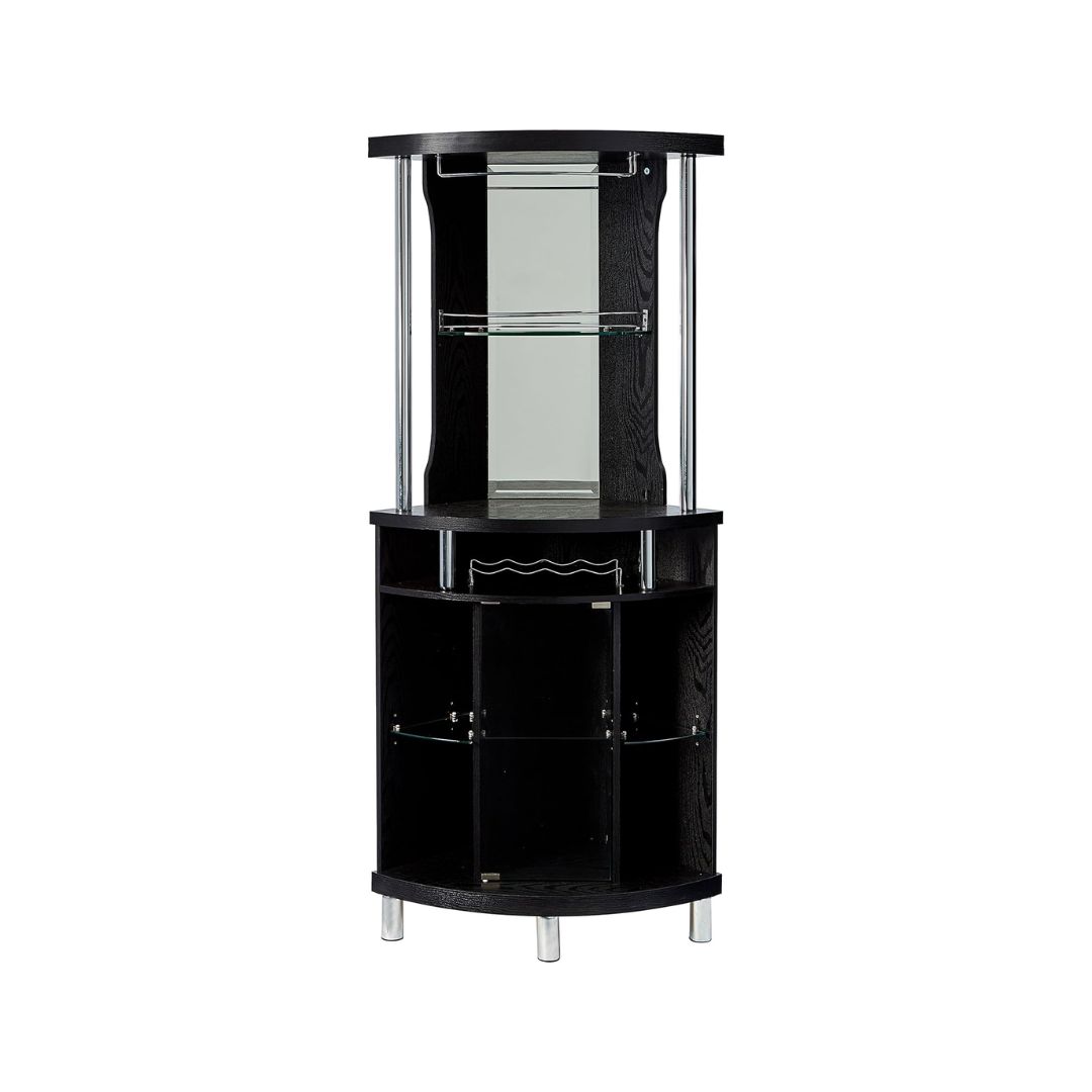Maiko Corner Bar Unit - Black - Image 2