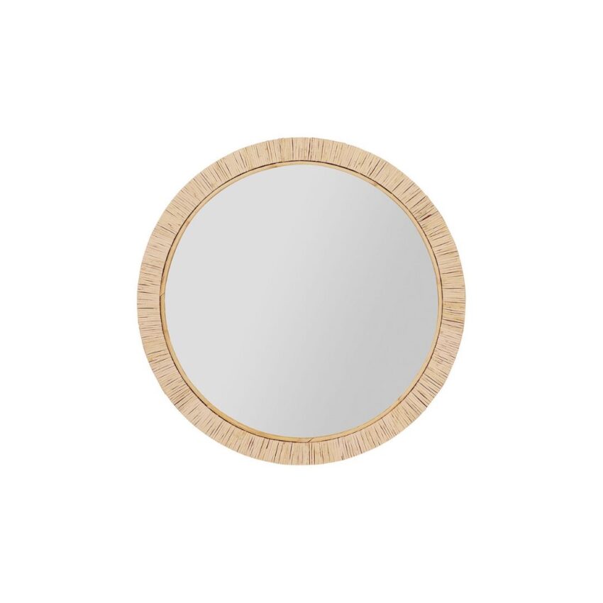RATTAN MIRROR, ROUND - 54CM