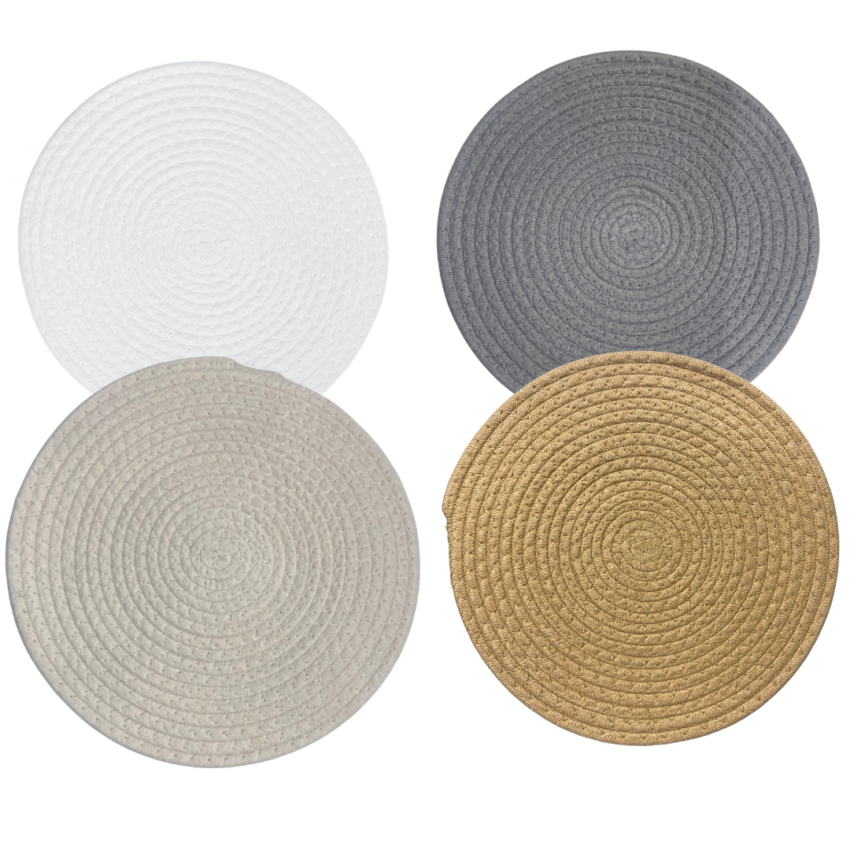 Boho Woven Placemat  12"