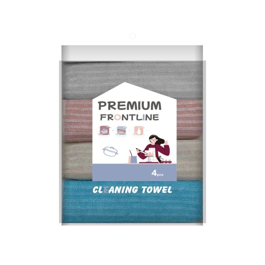 SwiftWipe 4/pk Cleaning Towels - 30x30cm