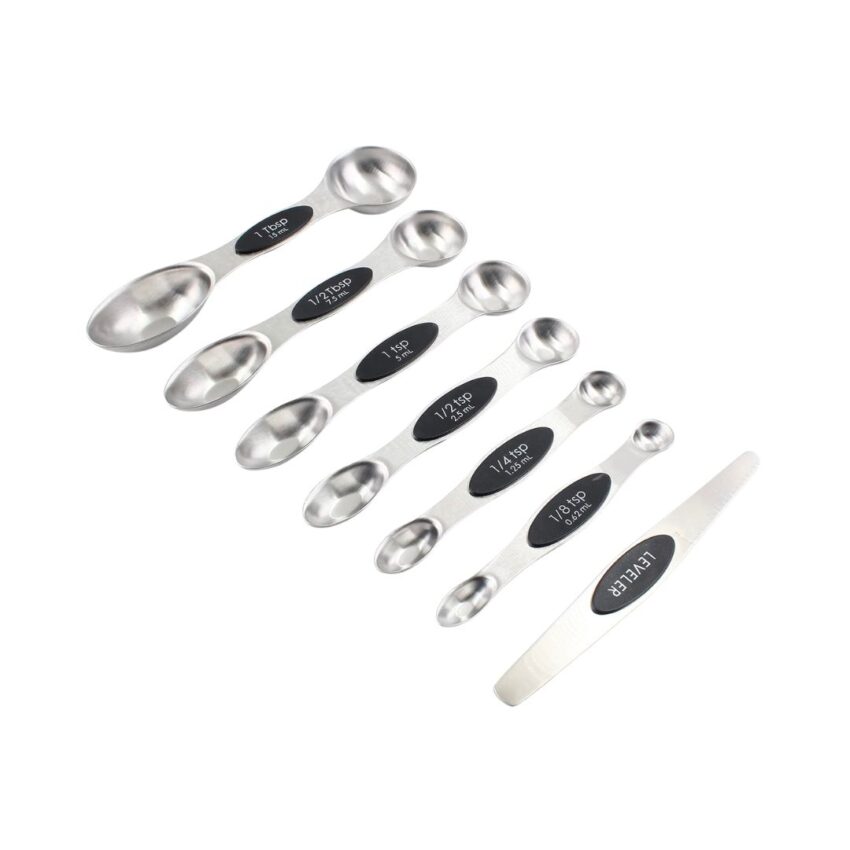 Metal Measuring Spoons, 8/set