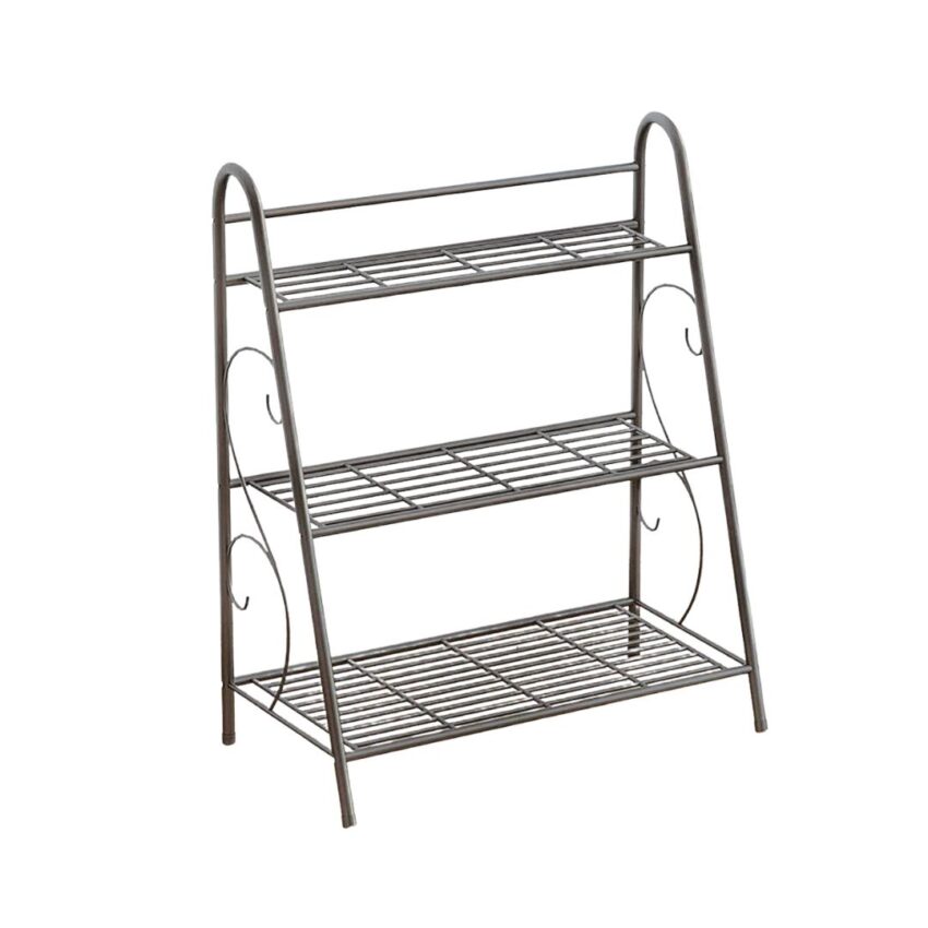 Metal 3 Tier Plant Stand, 63x69cm