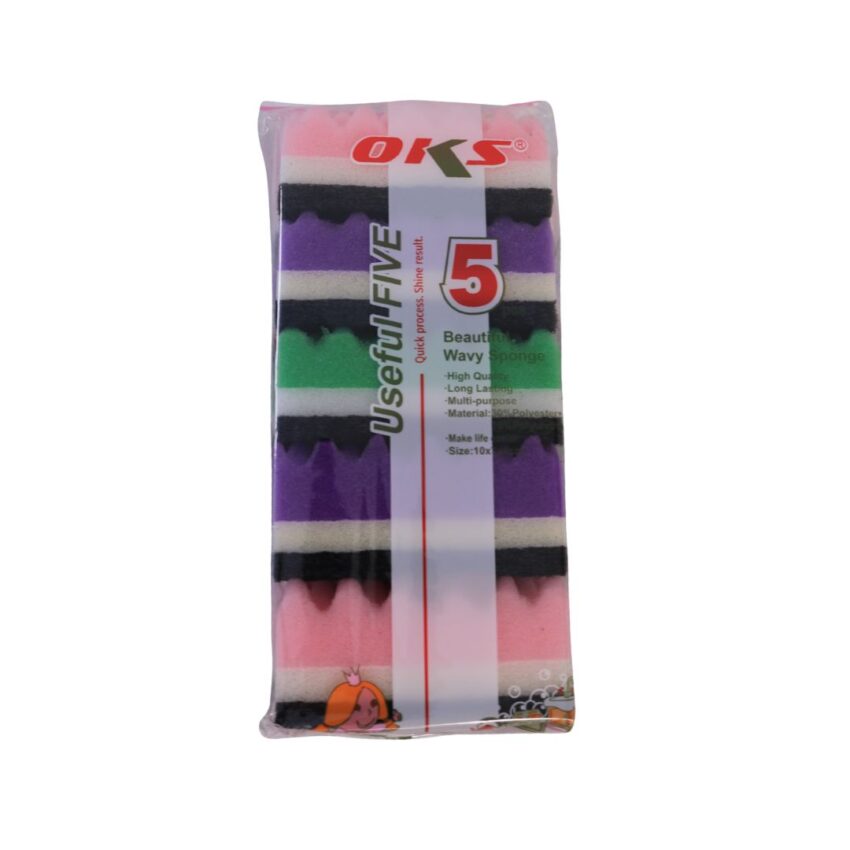 10x7x4cm Scouring Pads - 5/pkg