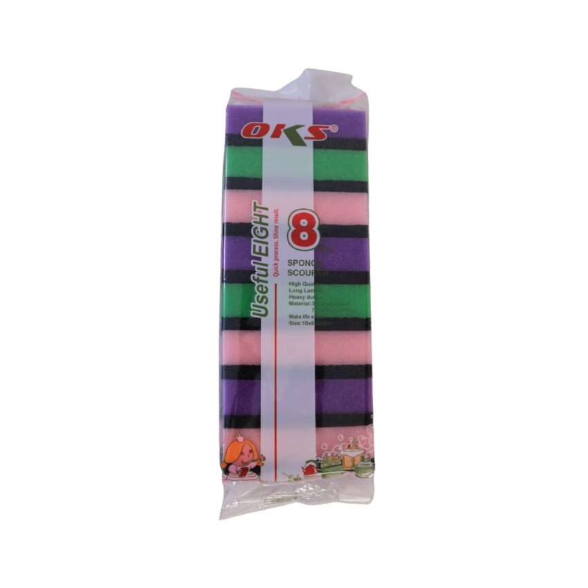 10x6.5x3cm Scouring Pads - 8/pkg